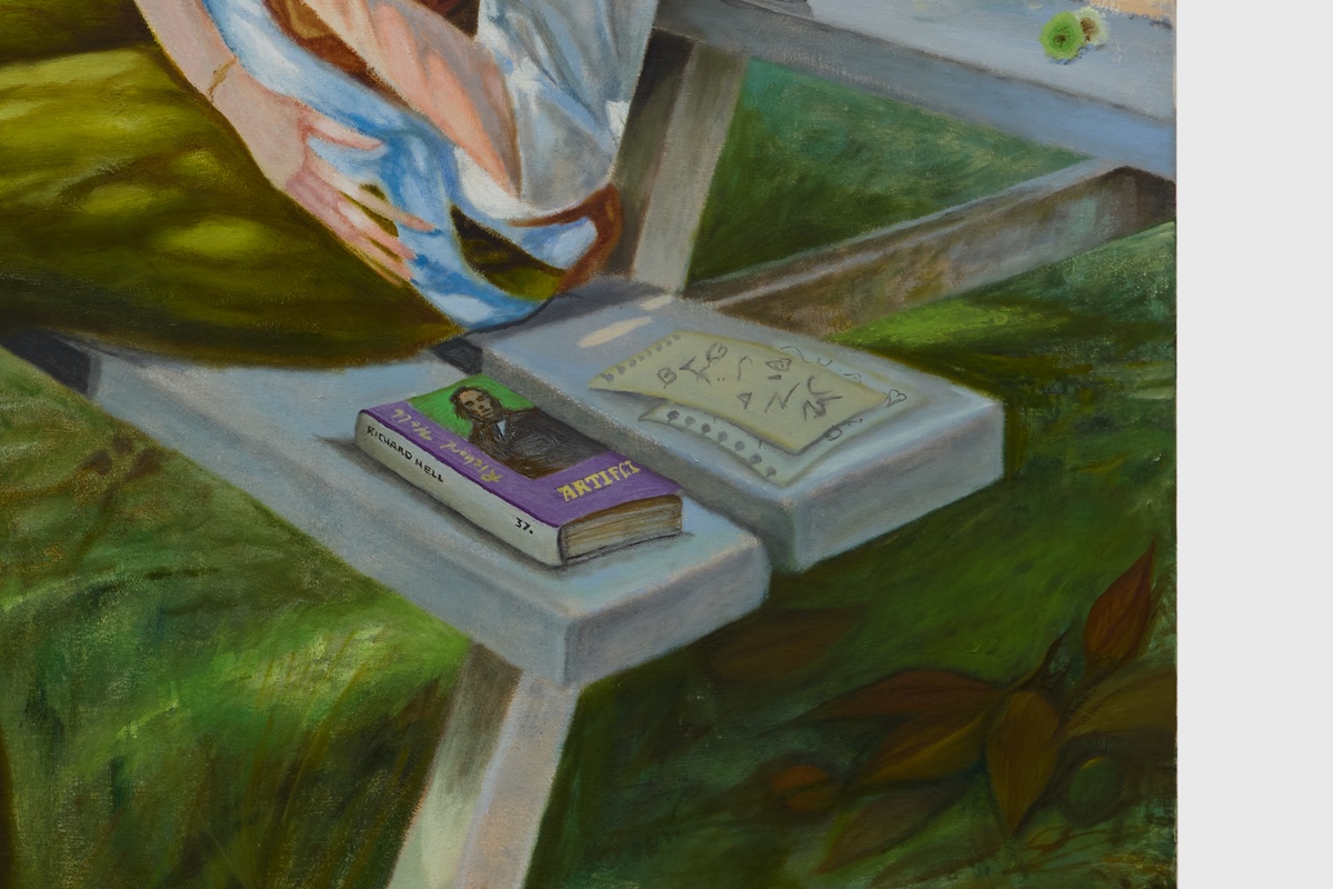 Detail — bench still life