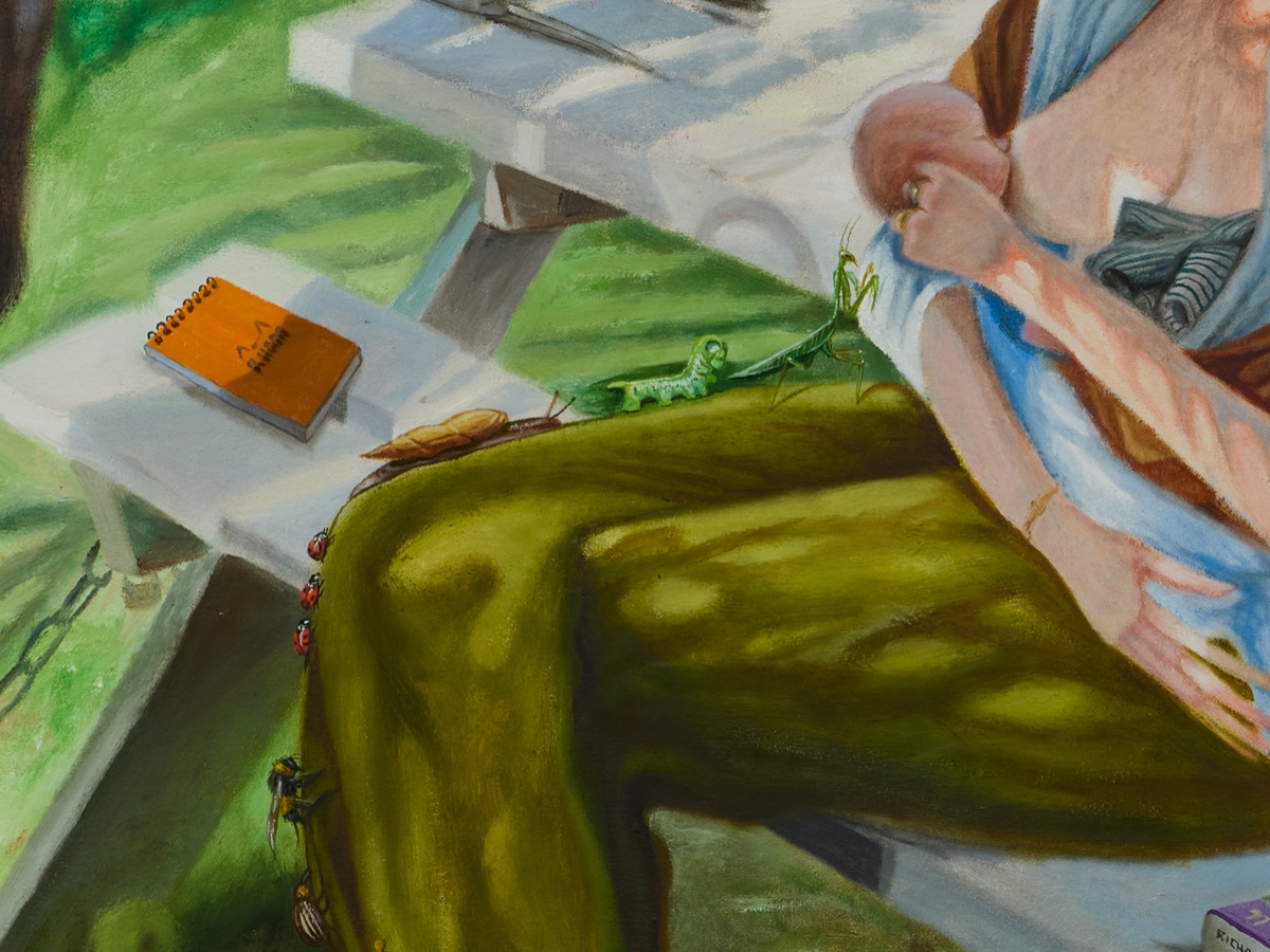 Detail — car and tunnel on table